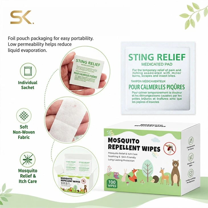 natural mosquito repellent wipes suppliers